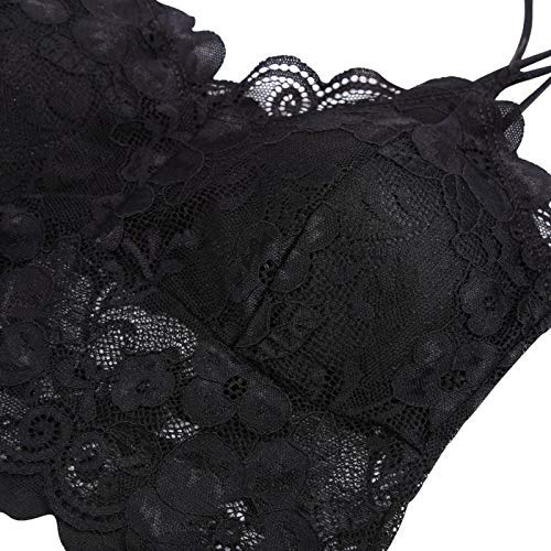 GLAMORAS Women’s Wire-Free Cotton Bralette – Lightly Padded, Soft & Comfortable Fit